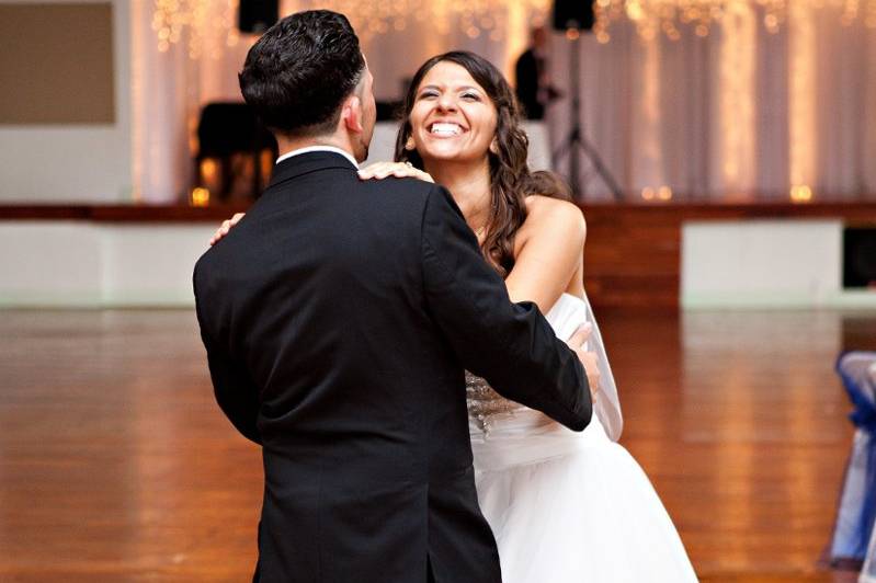 Newlyweds first dance