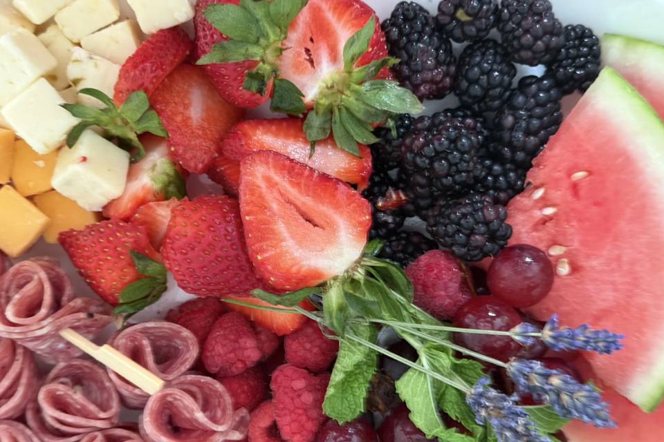 Olives and Brie Charcuterie