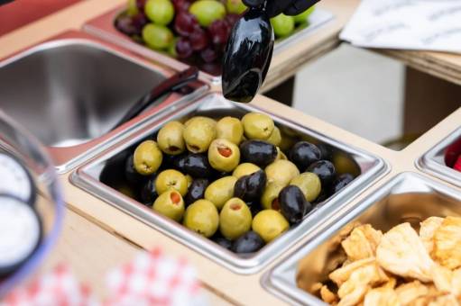 Olives and Brie Charcuterie