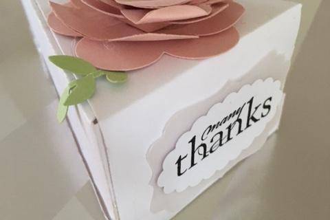Many Thanks Cake Favor Box