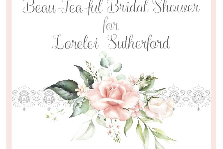 Beau-Tea-Ful Bridal Shower Inv