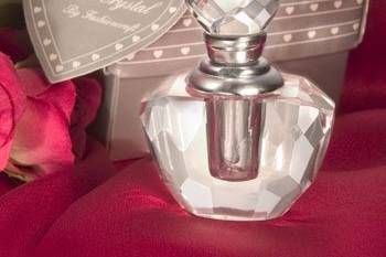 Crystal Perfume Bottle packaged with thank you note