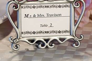 Bride and Groom Place Card Holder