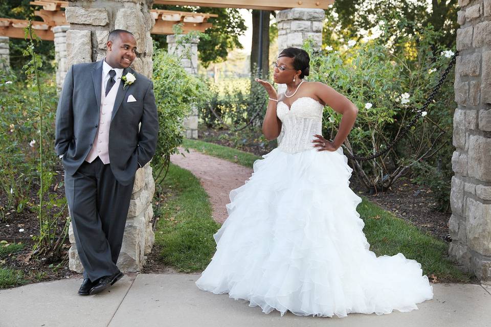 Bride and groom