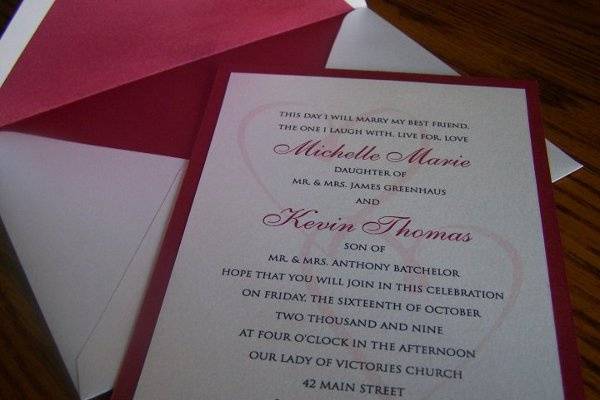 Custom Invitations by Kelly