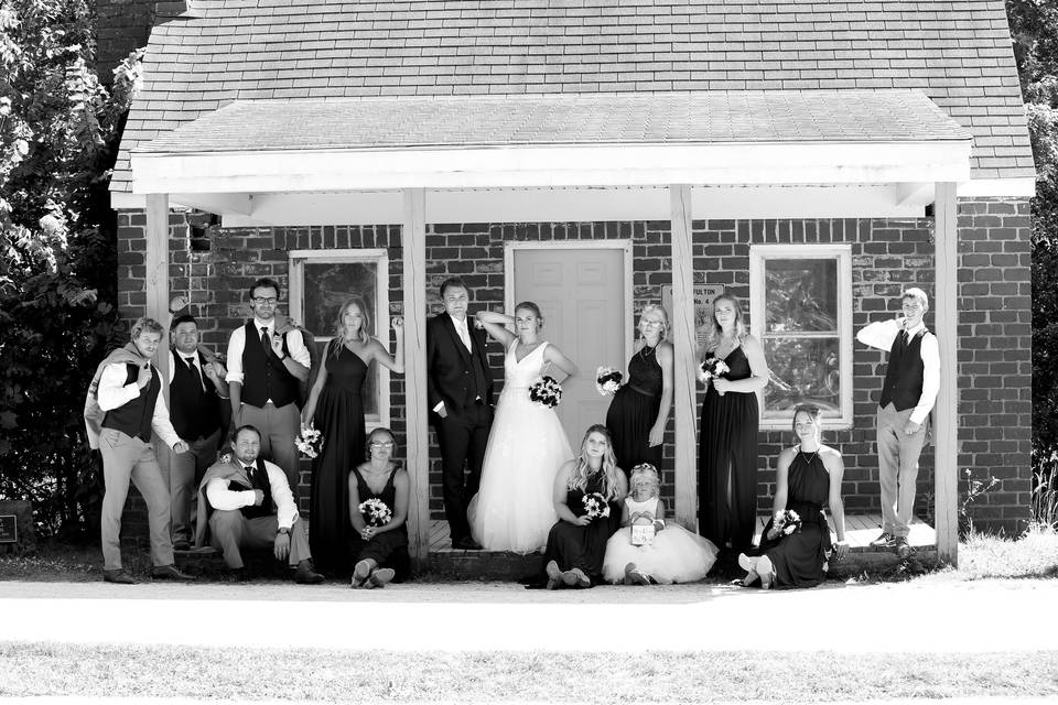 Wedding Party in Canal Fulton