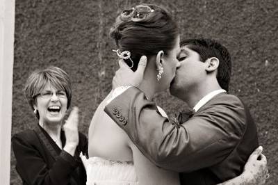 Wedding kiss