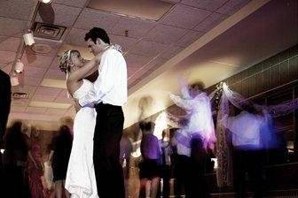 Wedding crowd on the dance floor