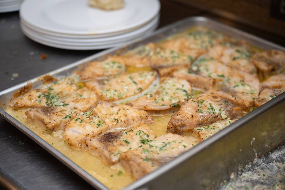 Garlic butter Bake swordfish