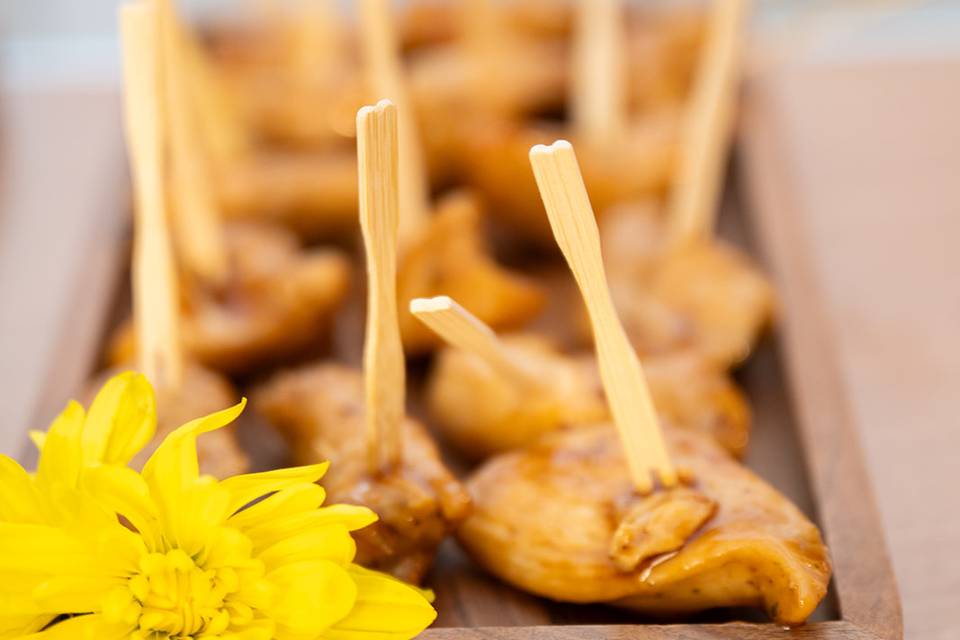 Chicken skewers