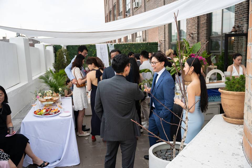 Outdoors cocktails