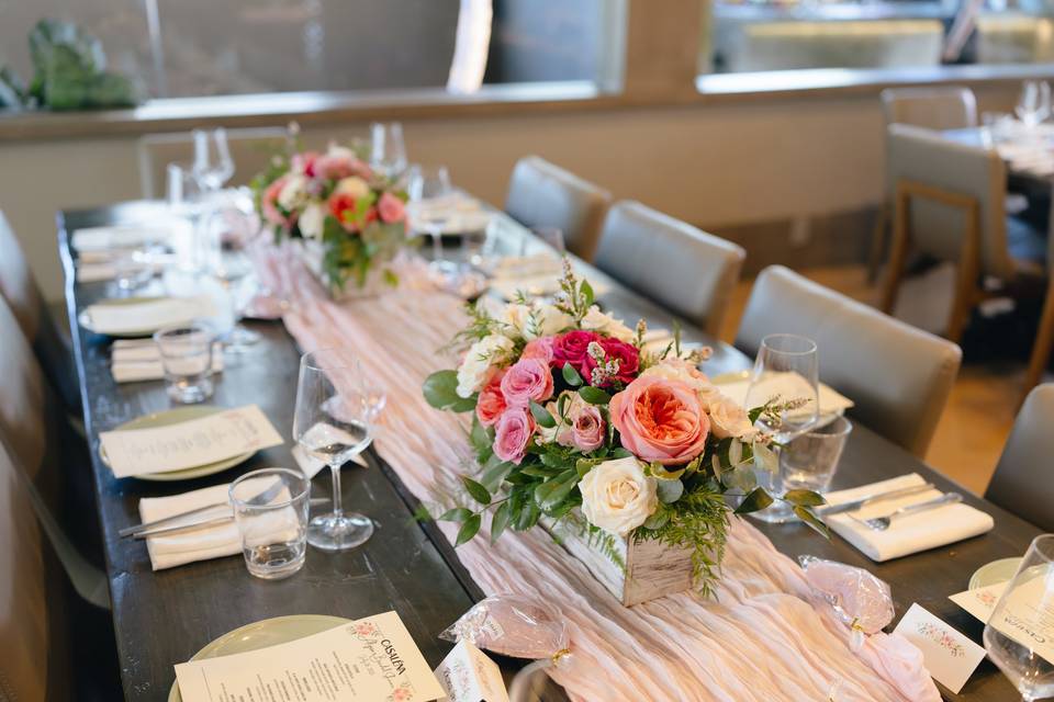 Bridal shower Centerpieces