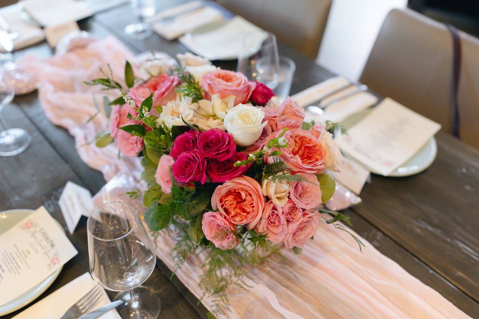 Enchanting Pink Centerpiece