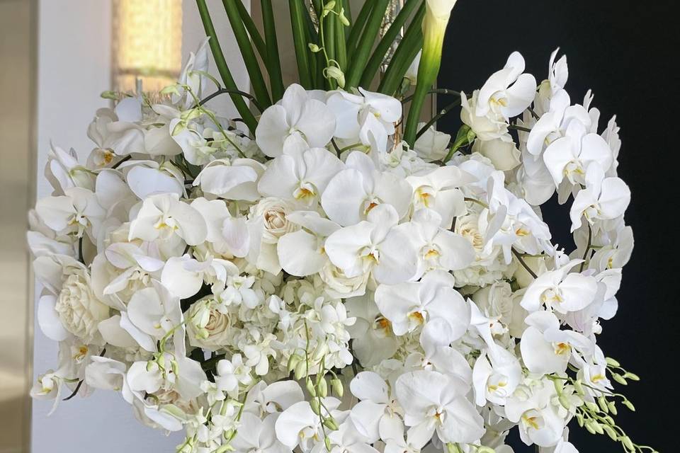 Cascading Orchid Centerpiece