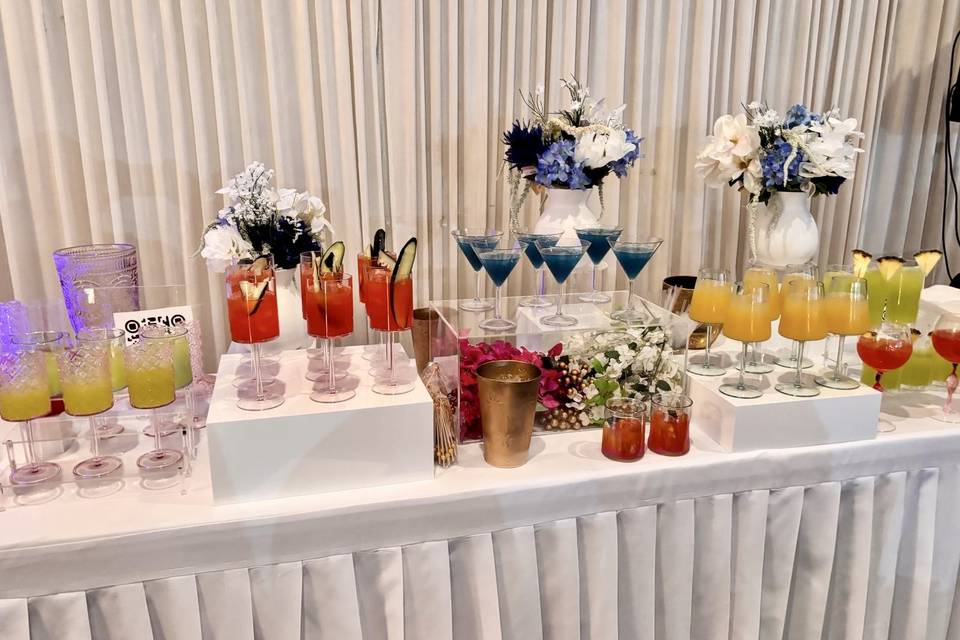 Mocktail presentation