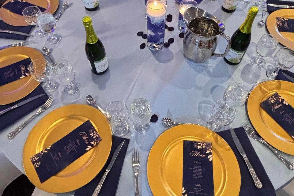 Reception decor