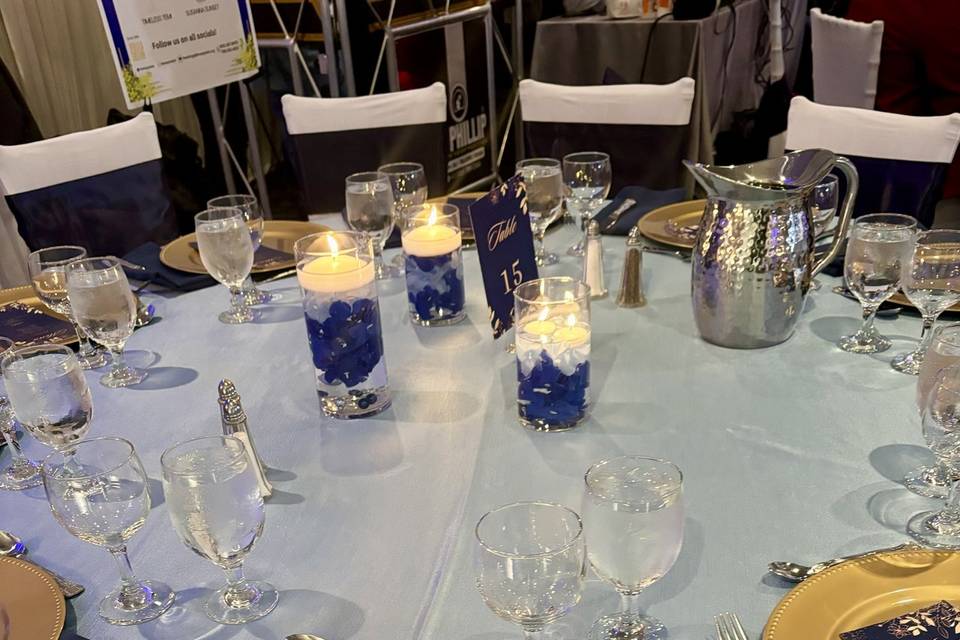 Reception decor