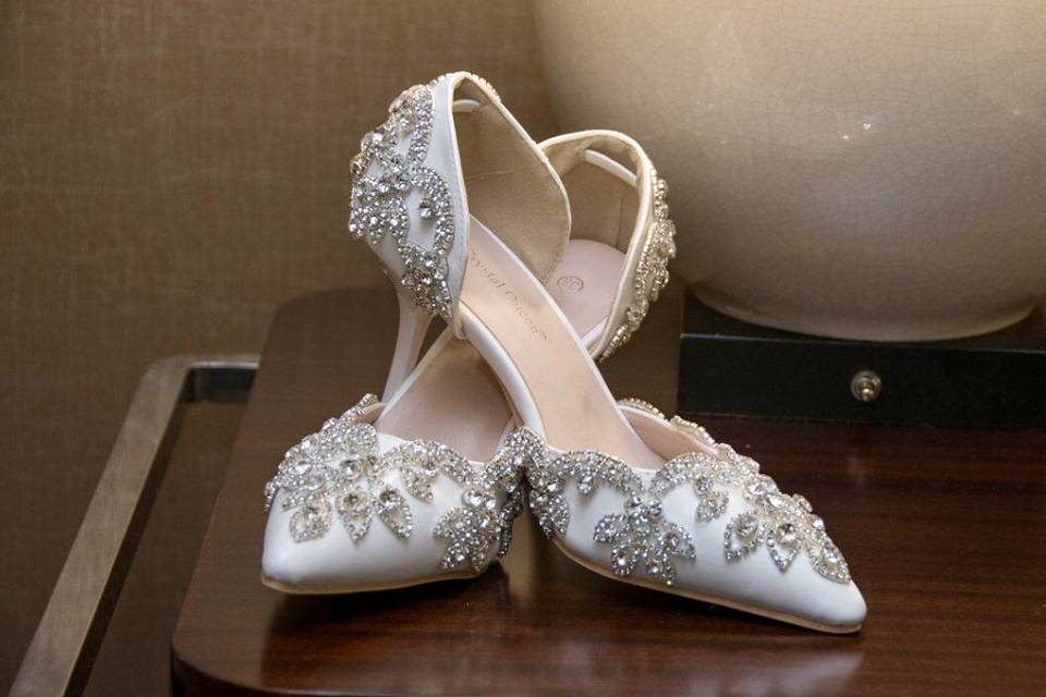 Bride's shoes