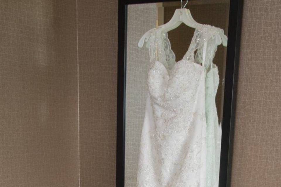 Bride's gown