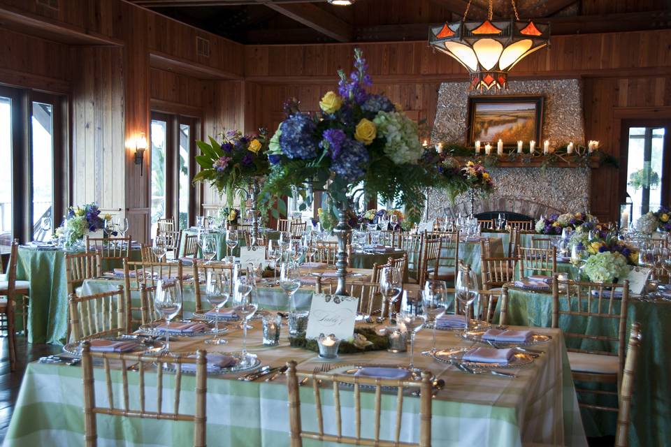 Frederica Boathouse is a light filled reception space on St Simons Island