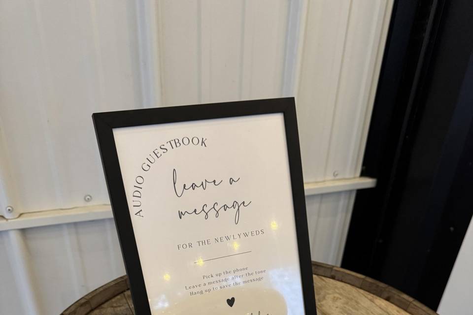 Audio Guestbook
