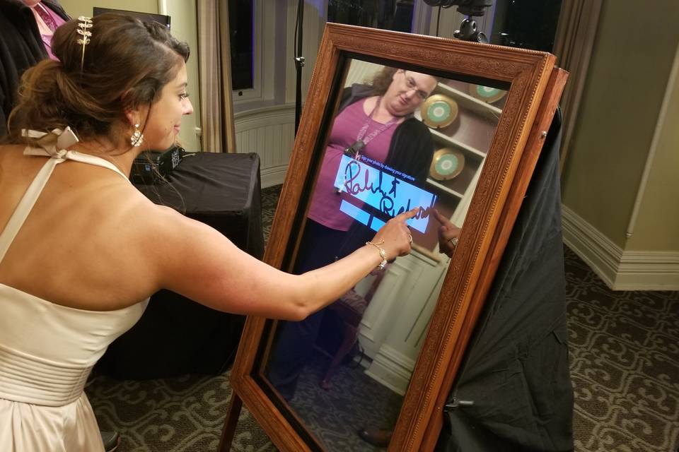 Signing the Magic Mirror