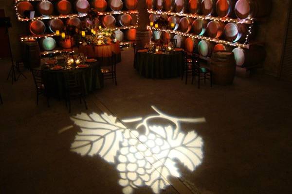 Up Lighting with Gobo Projection