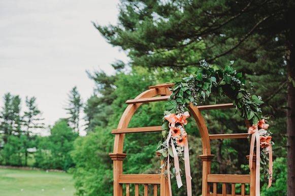 Arch by the trees