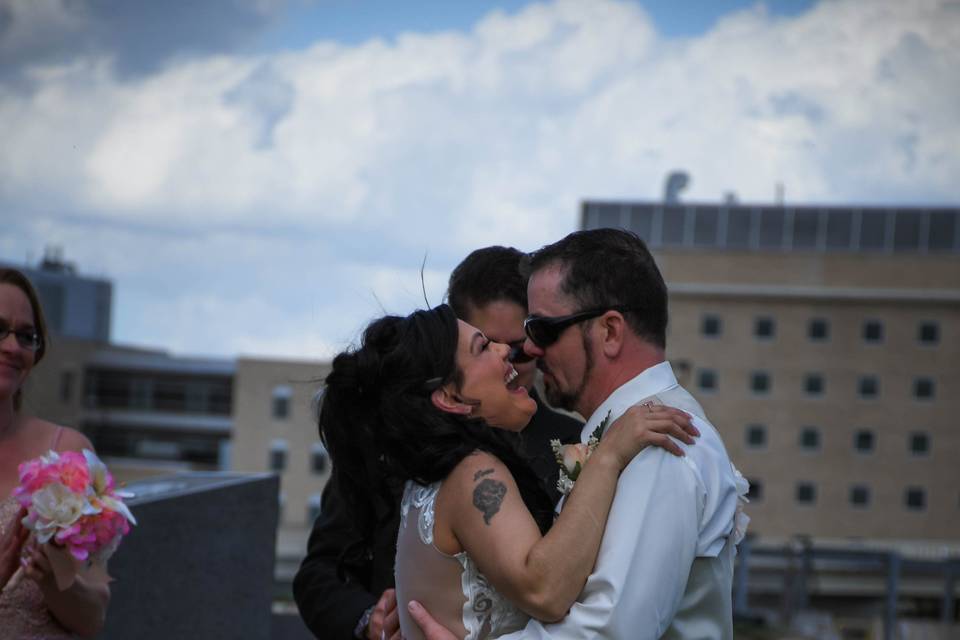 Bride & Groom at Ceremony