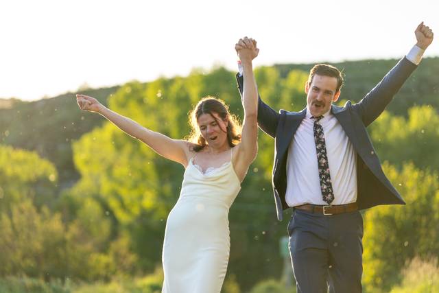We're married!