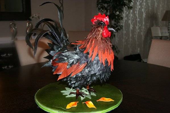 Roofus the Rooster Wedding rehearsal Cake
