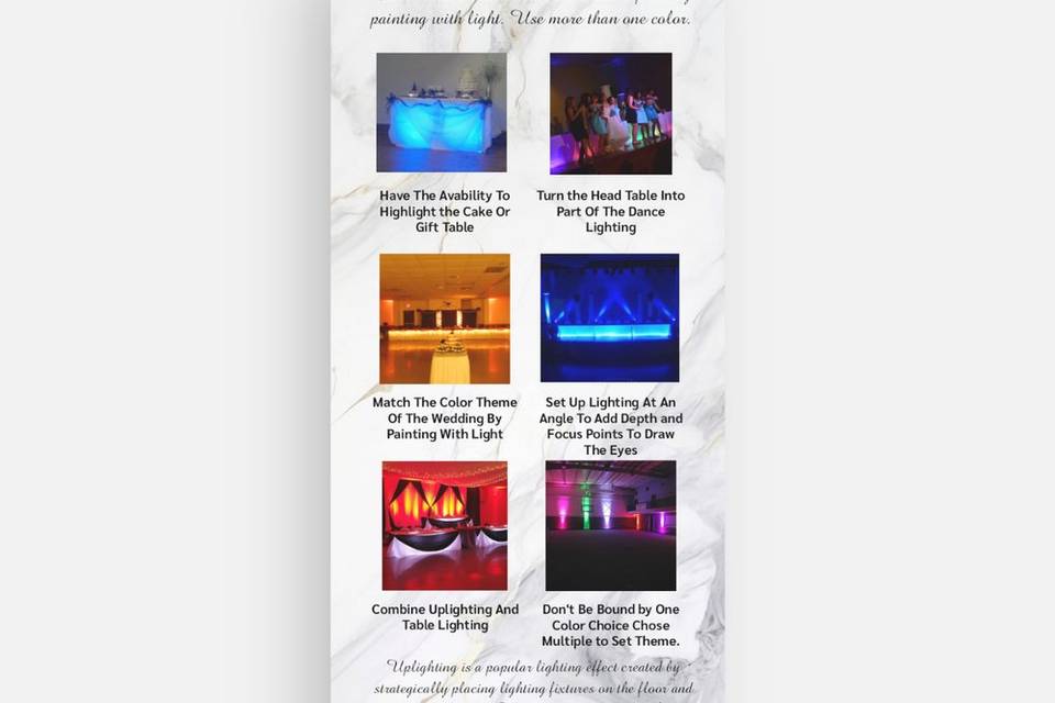 Up lighting