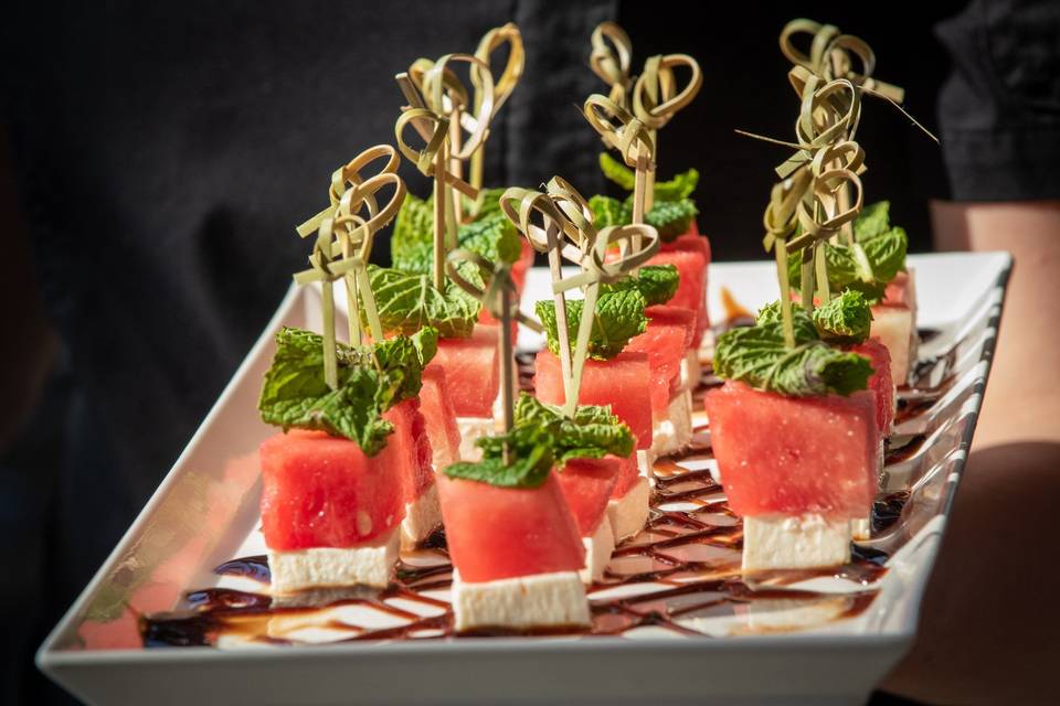 Watermelon & Feta Skewers