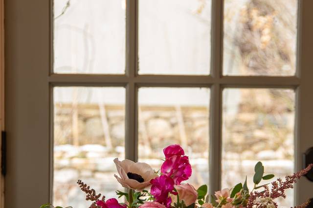 Hand tied spring flowers