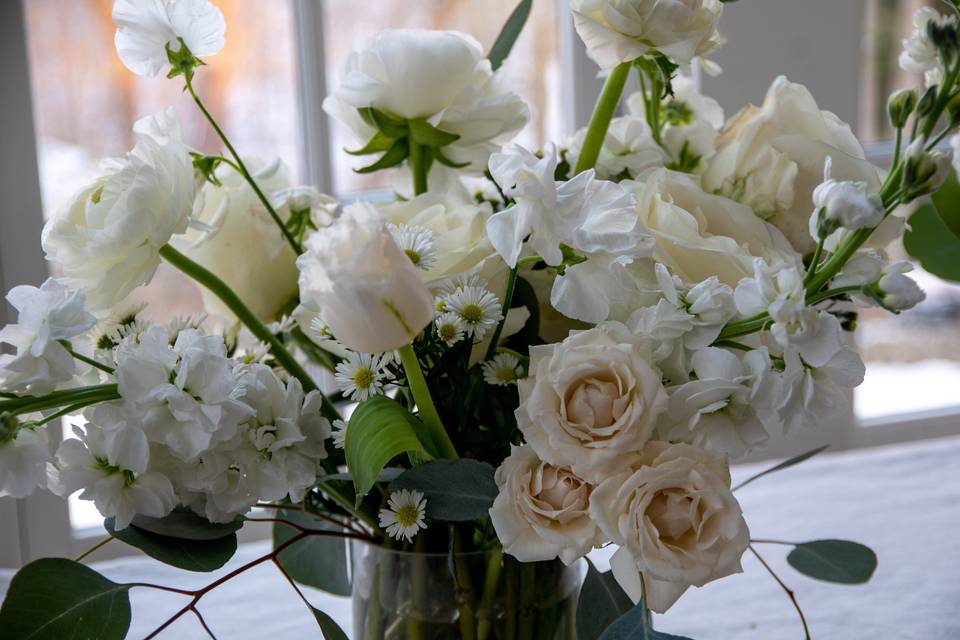 White roses always romantic