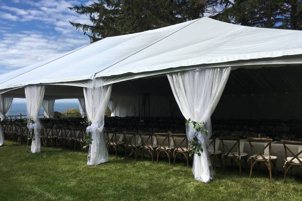 Cort party rental with tents