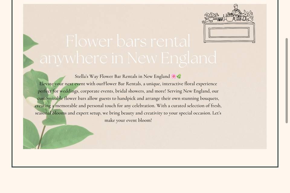 Flower Bar Details