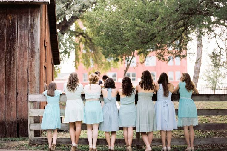 Group Photos by the Granary