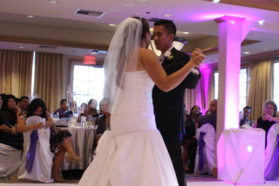 Couple dancing