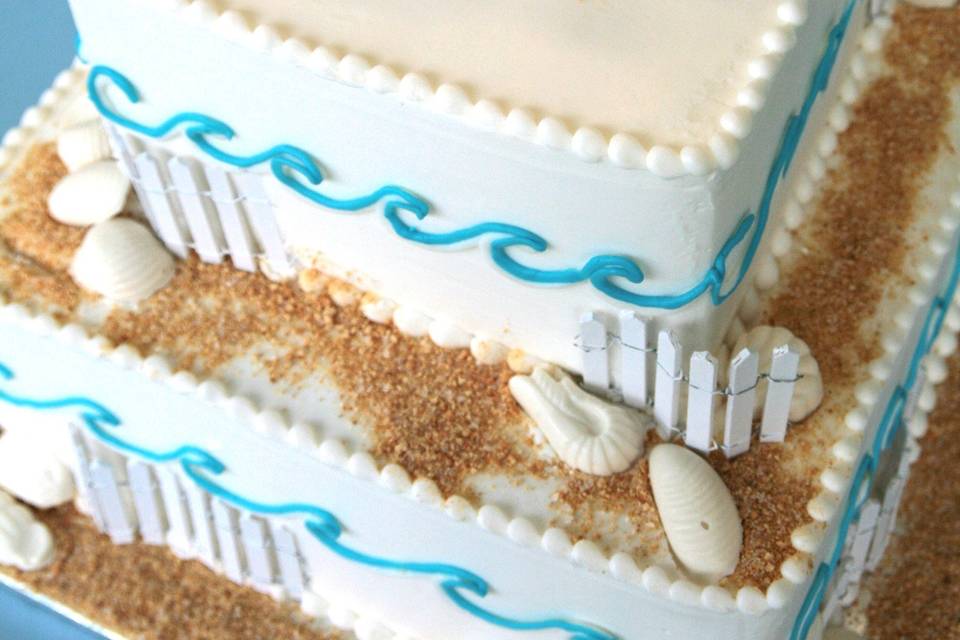 Beach cake