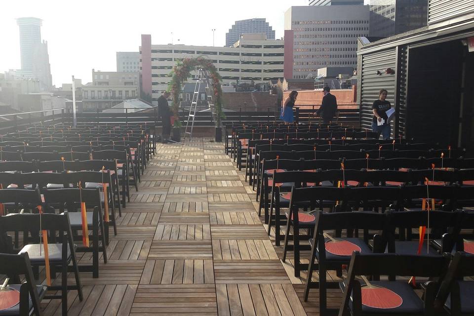 Ceremony on the Rooftop