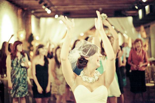 Bouquet toss