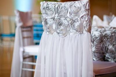 Sparkly sheer decorations