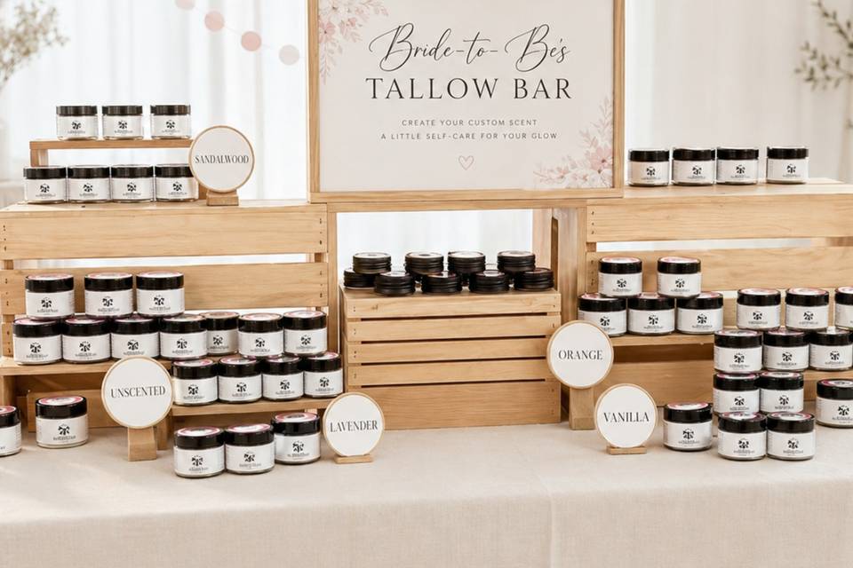 Bride-to-Be Custom Tallow Bar