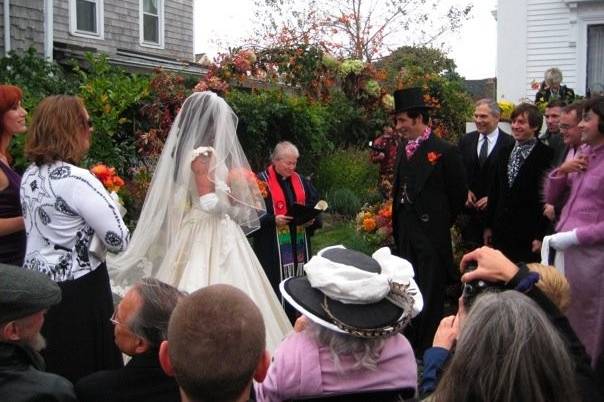 October Wedding: Penny and Ryan at the Cabral House, Provincetown, Massachusetts