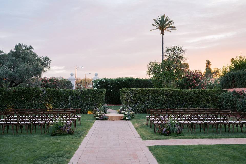 Garden Court Lawn Ceremony