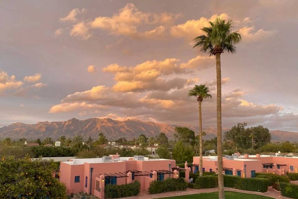 Inn and Mountains