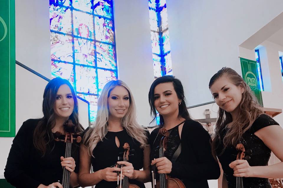 String quartet at a ceremony