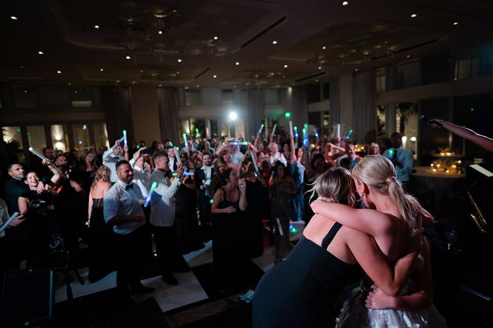The full view of the party