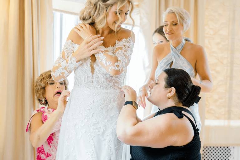 Wedding Dress Overskirt